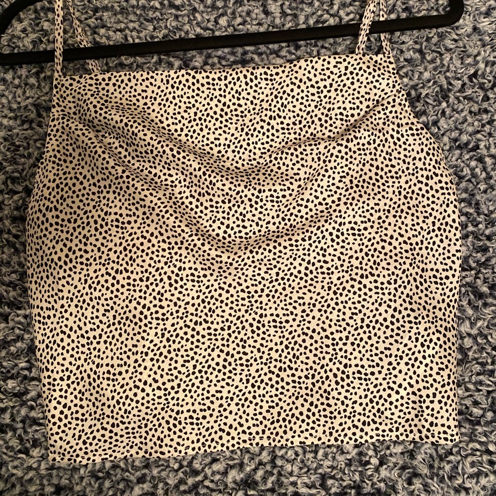 Dalmatian Printed Satin Cami Top